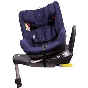 AVOVA Swan-Fix babyautostoeltje draaibaar 360° baby- en kinderautostoeltje met ISOFIX voor kinderen vanaf 0-7 jaar 0-25 kg (Atlantic Blue)