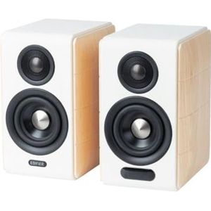 Edifier S880DB MKII - Luidspreker - Wit en Hout - 88 W - Draadloos met Bluetooth 5.3