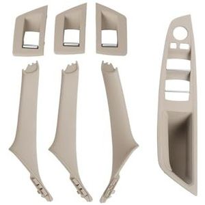 Auto interieurdeurgrepen 7-delige Set Voor BMW 5-serie F10 F18 523 525 528 LHD RHD Auto-interieurdeurgreepafdekking(RHD Oyster)