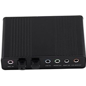 Audio - Geluidskaart - 6-kanaals - USB Externe Digitale Optische SPDIF Audio-uitgangsadapter voor PC