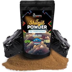 Samsara Shilajit Pure [dieptewerking] – 70% fulvisch zuur, Shilajit Himalaya-poeder, 100% natuurlijk, zonder zware metalen en verdikkingsmiddelen