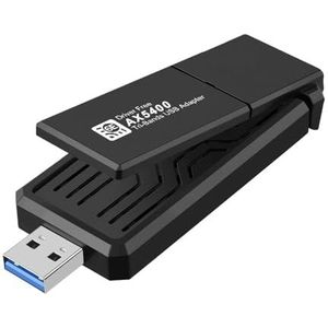 AX5400 WiFi 6E Tri-Bands USB 3.0 Driver Gratis Adapter 2.4G 5G 6G WiFi Ontvanger Dongle voor Desktop Laptop Windows 10 11