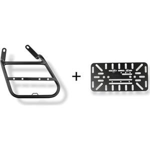 bagagedrager Motorfiets Zadeltas Kofferbak Tas Steunbeugel Linkerzijde Kofferbak Tas Houder Voor CL250 Voor CL300 Voor CL500 SCL500 23-25 Motorfiets bagagedrager(Bracket+Panel)