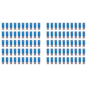 Goufride 100 Stks USB Geheugen 2.0 Memory Stick Flash Drive 128MB Gift Blauw