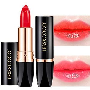 Kleur veranderende lippenbalsem | Magic Lipstick Temperatuur Kleur Veranderende Lipstick - Eenvoudig aan te brengen Langdurige Moisturizer Jelly Crystal Lipstick voor vrouwen Yuab