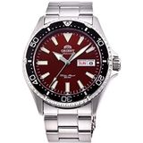 Orient Automatisch horloge RA-AA0003R19B, zilver-rood, armband