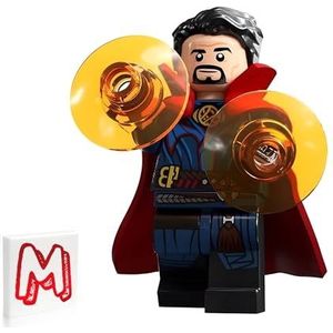 LEGO Marvel Super Heroes Doctor Strange in het multiversum van waanzin Minifiguur - Doctor Strange (met Cape en Portal Discs) 76218