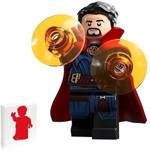 LEGO Marvel Super Heroes Doctor Strange in het multiversum van waanzin Minifiguur - Doctor Strange (met Cape en Portal Discs) 76218