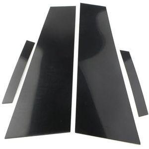 FHCBUTAE Glanzende Zwarte Pilaarpost Deur Zijraam Decor Afdekking Voor MERCEDES CLS C219 2006 2007 2008 2009 2010 2011 Auto-interieur