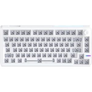 QPSJXN Pakking Gemonteerd Bluetooth Draadloos DIY Mechanisch Toetsenbord Met Hot-swappable RGB Backlighting (81key toetsenbord kit)