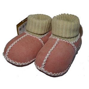 Eisbärchen Meisjes Baby-Lammfellschuhe Booties roze 18/19