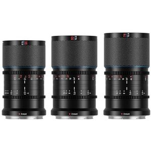 SIRUI Saturnus 35mm, 50mm, 75mm Lens Set T2.9 1.6X Full Frame Koolstofvezel Anamorfe Lens, Cine Lens Minder Dan 500g (Nature Flares, Z Mount)