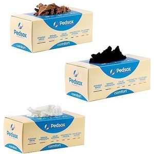 Pedsox, Hygiënische sokken voor eenmalig gebruik, 3 dozen à 100 stuks, lijn comfort, uniseks, eenheidsmaat, Mixen., Eén Maat
