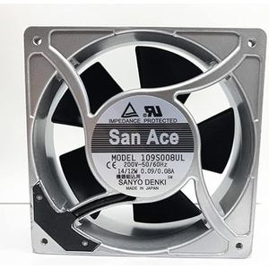 Original 109S008UL 200V 14/12W 12CM 12038 aluminum frame AC cooling fan