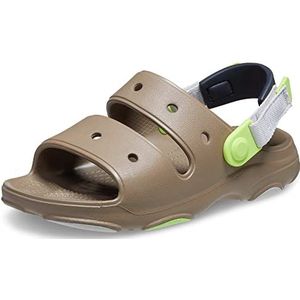 Crocs Unisex Kid's Classic All-Terrain Sandaal K, Khaki Multi, 34-35