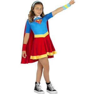 Funidelia | Supergirl DC Superhelden kostuum voor meisjes Kostuum voor Kinderen, Accessoire verkleedkleding en rekwisieten voor Halloween, carnaval & feesten - Maat 3-4 jaar - Rood