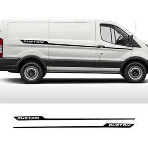 KUSQCRGA 2 stuks/partij aangepaste campervan sport strepen grafische vinyl stickers auto stickers, geschikt voor Ford Transit Tourneo auto accessoires