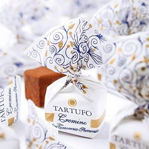 Antica Torroneria Piemontese Tartufo Italiaanse truffelpralines in verschillende soorten, 140 g, bonbons, truffels, chocoladetruffel (artufo cremino)