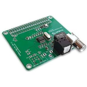 HiFiBerry Digi+ standaard versie – digitale geluidskaart voor Raspberry Pi 2 model B/B/A + met Toslink en Coax-aansluiting
