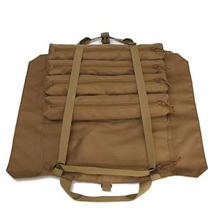 Wrench Roll Up Pouch Gereedschap Organizer Bag Super Opslag met 23 zakken (tan)