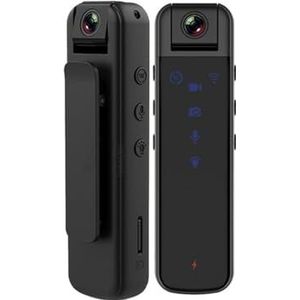 camddegg Mini-camera, wifi, rijopname, draagbare camera, 1080p bewakingscamera's, 50 uur continu gebruik, nachtzicht, bewegingssensor, langdurige opname (zonder SD-kaart