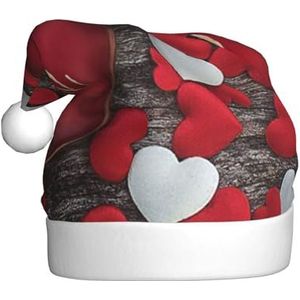 OPSREY Valentijnsdag Gedrukt Kerstmuts Volwassen Unisex Kerst Hoed Kerstmis Nieuwjaar Vakantie Party Supplies
