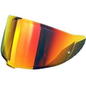 Motorhelm vizier lens, Helmvizier, CWR-F2 Gezichtsscherm Vervangend RF-1400 UV Beschermend Krasbestendig Helmvizier for Z8 RF-1400 NXR2 CWR-F2 (Transparant)(Revo Deep Red)