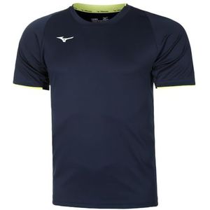 Mizuno - Core T-shirt - Heren - Korte Mouwen - Zwart - Katoen