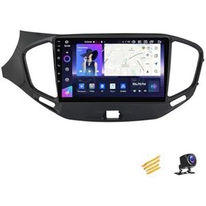 ZARAPLUS Android 13 2 DIN Bluetooth Autoradio 9 Inch Touchscreen Voor Lada Vesta 2015~2020 Met AHD Achteruitrijcamera/GPS-Navigatie/BT/Stuurwielbediening/Koelventilator/Multimediaspeler,NF3