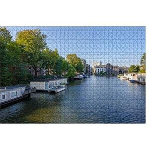 1000 Stuk Legpuzzel Straat En Grachten Uitzicht In Amsterdam Nederland Legpuzzels Voor Volwassenen Thuis Muur Decor Puzzels Voor Volwassenen Familie Games Intellectuele Schilderijen Puzzel