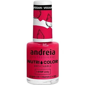 Andreia Professional NutriColor - Ademende Vegan Nagellak - Kleur NC31 Kersenroze - 10.5ml