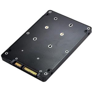 Cablecc mSATA SSD Mini PCI-E naar 2.5 inch SATA 22P (15+7) Harde Schijf Behuizing Case Converter Adapter voor MSATA SSD