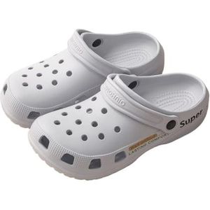 Slippers EVA-strandslippers for heren en dames - lichtgewicht zomergrotschoenen(Gray,45 EU)