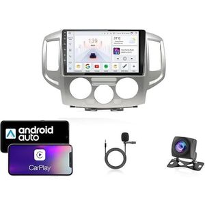 Android 13 Dubbel Din Auto Stereo Touchscreen Auto Stereo Voor Nissan NV200 2011-2018 Met Bluetooth GPS Navigatie WiFi FM Radio USB/SWC/Plug en Play Ondersteuning Carplay&Android Auto(4 Core Wifi 1G+3