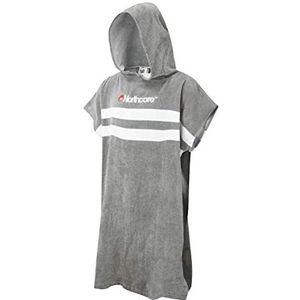 Northcore - Beach Basha - Badjas - Grijze Strepen - Unisex