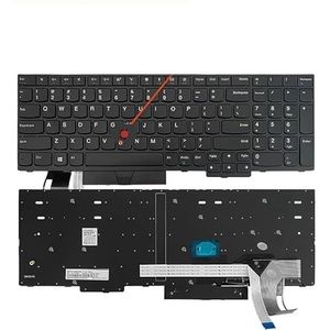 Laptoptoetsenbord voor Lenovo Thinkpad E580 E585 T590 E590 E595 L580 L590 P52 P53 P72 P73 R590 T15 P15S(Mouse Joystick)