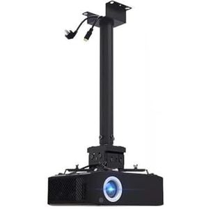 Projectorbeugel Universele ophangbeugel Projectorophangbeugel Projectorbeugel Plafond Universele ophangbeugel Hoge draagkracht voor thuis- en kantoorprojectoren(Black)