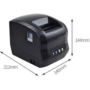 WMMNHY Small Label Printer Mobile Blauw 58 mm thermische multi -ontvangst printersticker draadloos