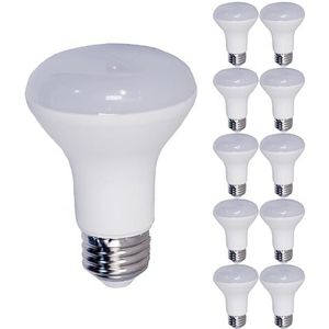 R63 Reflector E27 LED-lamp, warm wit 3000K, R63 Spotlight lampen, 850Lm, 8W vervanging 60W, E27 schroef in lampen led (10-Pack)