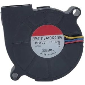 EF50151BX-1C02C-S99 EF50151BX DC 12V 1,80W 5015 5 cm turbinekoeler
