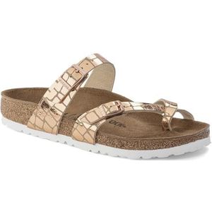 BIRKENSTOCK Mayari Gator Gream Microvezel, Gator Gleam Koper, 39 EU