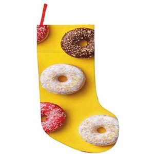 Donut Print Kerst Kousen,Vakantie Party Decoraties