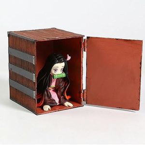 6.5cm.Demon Doder Mini Kamado Nezuko In Doos PVC Figuur Verzamelbaar Model Speelgoed Desktop Popje