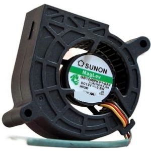 Ventilator voor Sunon GB1245PKV1-8AY 45mm 12V Stop Alarm Snelheidsmeter voor Projectoren, 3-draads met Stekker