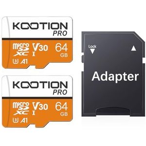 KOOTION Micro SD-kaart UHS-I Snelheid tot 80 m/s, Geheugenkaart Micro SDHC, klasse 10,U1