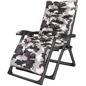 Ligstoel Zonneligstoel Ligstoelen Opvouwbare Draagbare Ligstoel Roller Massage Armsteun Camouflage Zitoppervlak Rugleuning En Hoofdsteun Ligstoel Ligstoel Opvouwbaar Tuinligstoel (Size : A+Cushion)