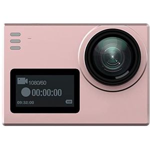 Action Camera 4K Wifi Gyro Anti-shake 30M waterdicht 1080p Ultra HD 2"" Touch Screen Sport DV(Size:Add 64GB MemoryCard,Color:Rose Gold)