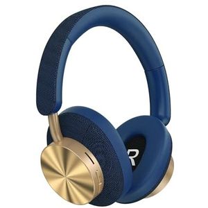 ND NEXT DESTINATION ND-06 Draadloze hoofdtelefoon met Bluetooth 5.3, krachtige bas, batterij 40H, verstelbaar, sport, ruisonderdrukking, draadloze over-ear hoofdtelefoon, blauw