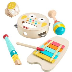 Fisher-Price Muzikale Cadeauset - Houten speelgoedinstrumenten