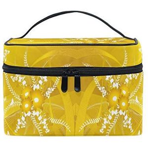 Gouden vlinder cosmetische tas organizer rits make-up tassen zakje toilettas voor meisjes vrouwen